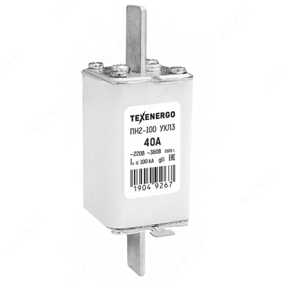 Плавкая вставка ПН 2 100/ 40 А медь