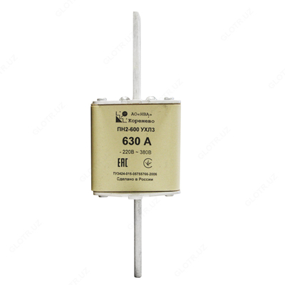 Плавкая вставка ПН2- 600/200А медь