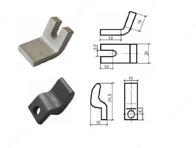 Контакт КТ6033 неподвижный