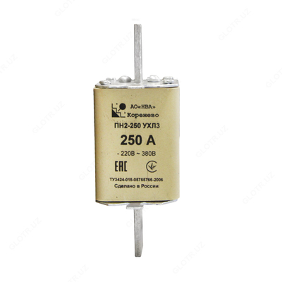 Плавкая вставка ПН2- 250/100А УХЛ3 медь