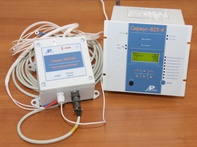 Сириус-825-ПАд — устройство релейной защиты и автоматики линии питания депо от выпрямительного агрегата тяговой подстанции депо