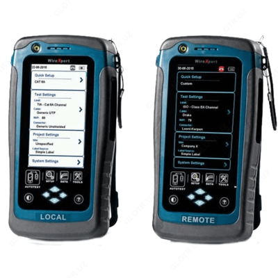 WireXpert 500-PLUS — тестер для сертификации витой пары Class D, E, EA и CAT 5, 6, 6A с поддержкой оптических модулей