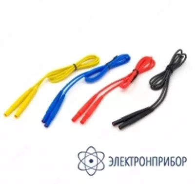 WAPRZ1X24PRU — комплект проводов измерительных 1,2м с разъемами банан 4 штуки