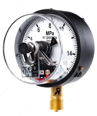 Манометры электроконтактные, пылевлагозащищенные ДМ 2010