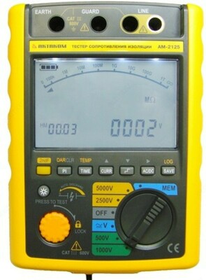 АМ-2125 — тестер сопротивления изоляции высоковольтный
