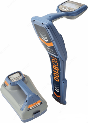 RD8100 PDLG с генератором Tx-10, сумкой — трассопоисковый комплект с функцией GPS