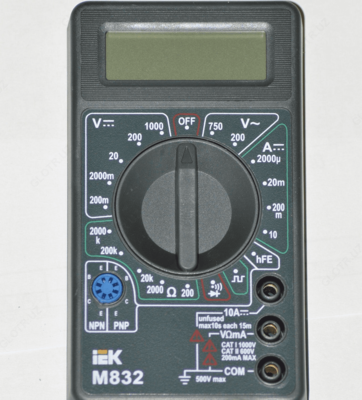 M832 — цифровой мультиметр