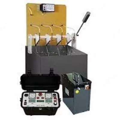 АИСТ 10 СИЗ — аппарат для испытания электрооборудования и средств индивидуальной защиты (СИЗ) в комплекте с ванночкой