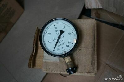Манометр, напоромер, низкого давления МП-3-У -60 кг/см2