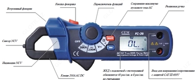 FC-36 — компактные токовые клещи