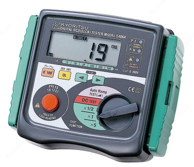 KEW 5406A — измеритель параметров устройств защитного отключения