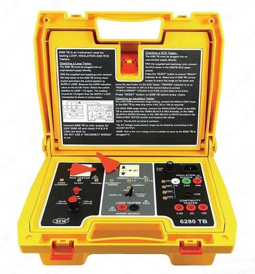 6280 TB — устройство для проверки: тестеров УЗО, измерителей петли фаза-ноль, измерителей сопротивления изоляции
