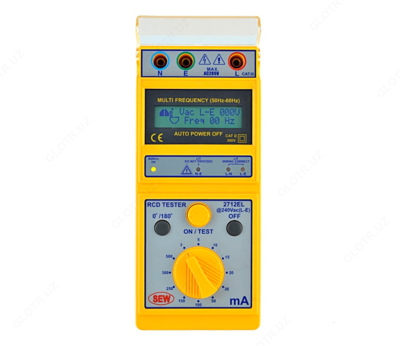 2712 EL — цифровой измеритель параметров устройств защитного отключения