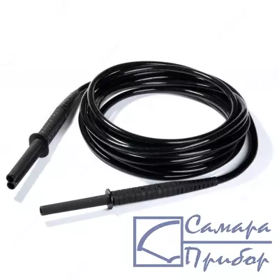 WAPRZ003BLBBE10K — провод измерительный 3м экранированный с разъемами "банан" 10кВ черный