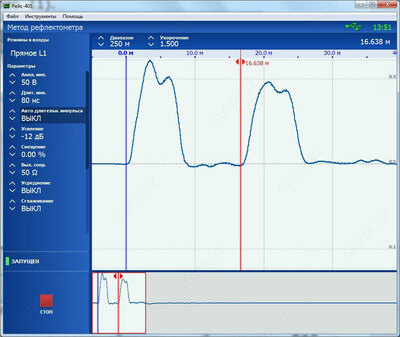 Рефлектометр компьютерный РЕЙС-405/1