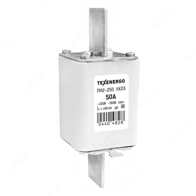 Плавкая вставка ПН 2 250/ 50 А медь