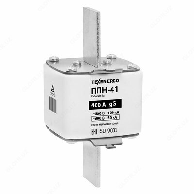 Плавкая вставка ППН41 400А Габарит 4А прямые ножи