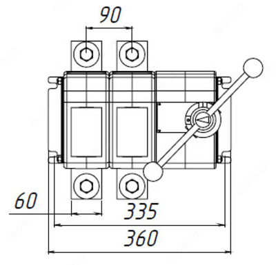 Выключатель-разъединитель ВНК-43-21131-32 УХЛ3