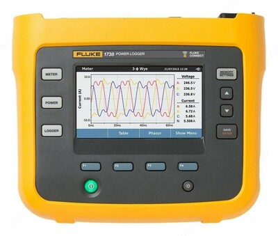 Fluke 1738 — регистратор качества электроэнергии для трехфазной сети