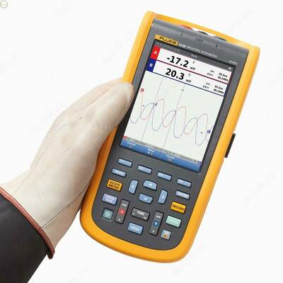 Fluke 124B — промышленный портативный осциллограф (40 МГц)