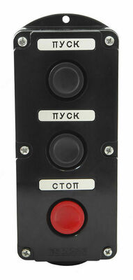 Пост кнопочный ПКЕ 212-3 У3 IP40 (пластик)