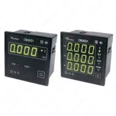 СВ3021-250-3 — вольтметр цифровой щитовой, 250В, трехфазный