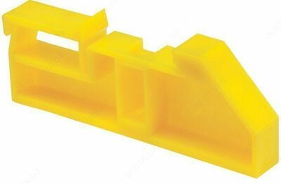 Изолятор на DIN-рейку желтый
