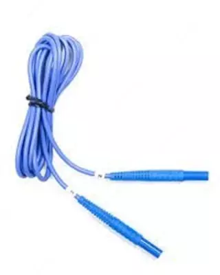 WAPRZ1X8BUKRO15KV — провод измерительный 1,8м с разъемом "банан" и зажимом "крокодил" 15кВ голубой