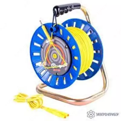 WAPRZ075YEBBSZ — провод измерительный 75м на катушке с разъёмами "банан" желтый