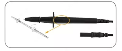AL-30 B — измерительный провод черный