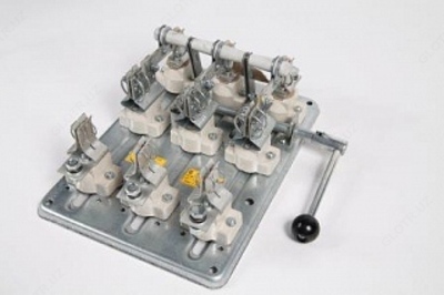 Рубильник РПБ-4/1 П 400А без ПН с боковой рукояткой, вал 170мм