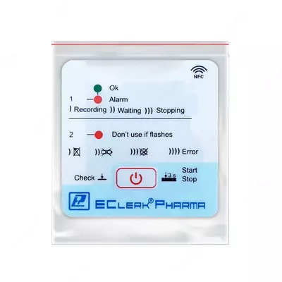 EClerk-Pharma-NFC-I-e — терморегистратор автономный