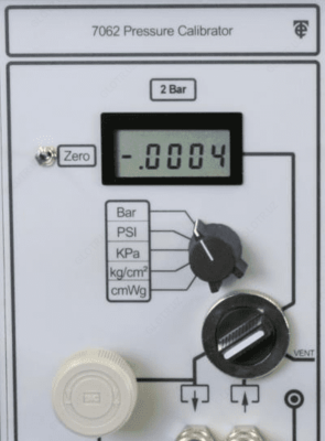 TE7062 — калибровочный модуль давления с регулятором (вакуум, 0.2, 2, 5, 10, 20 бар)