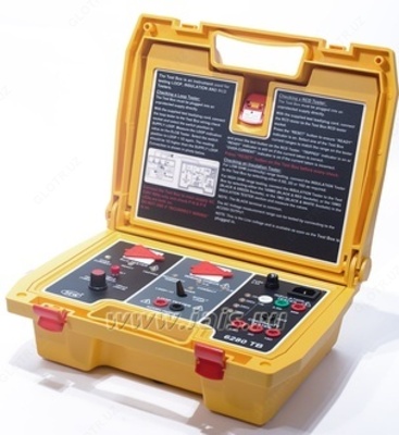 6280 TB — устройство для проверки: тестеров УЗО, измерителей петли фаза-ноль, измерителей сопротивления изоляции