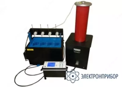 АВИЦ-120 исп.1 USB и ПО c АВИЦ-20П — аппарат высоковольтный испытательный в стальном корпусе с USB и ПО совместно с ванной для испытаний