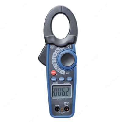 DT-3341 — токовые клещи с датчиком температуры