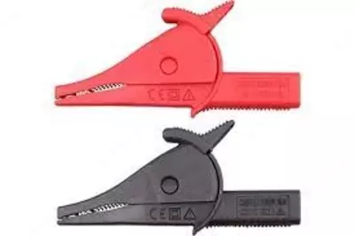 UNI-T UT-C02A — крокодил (комплект красный/черный), CAT III 1000V/CAT IV 600V 10А