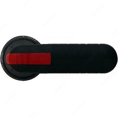 OHB65J6E011-RUH Ручка (черная) с симв. на русском для упр. через дверь реверс.рубильн. OT160..250E_C