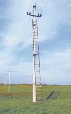 ЛУСК 3-4,85 — многозвенная стеклопластиковая лестница