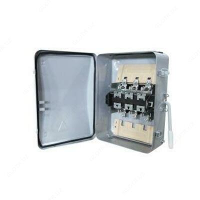 Ящик силовой с рубильником ЯБПВУ-1МУ3 100 А IP54 без ПН2 алюминиевые контакт основания