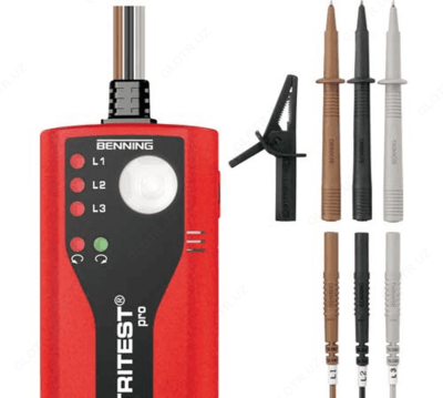 TRITEST pro — профессиональный индикатор чередования фаз для проверки чередования фаз в трехфазных сетях